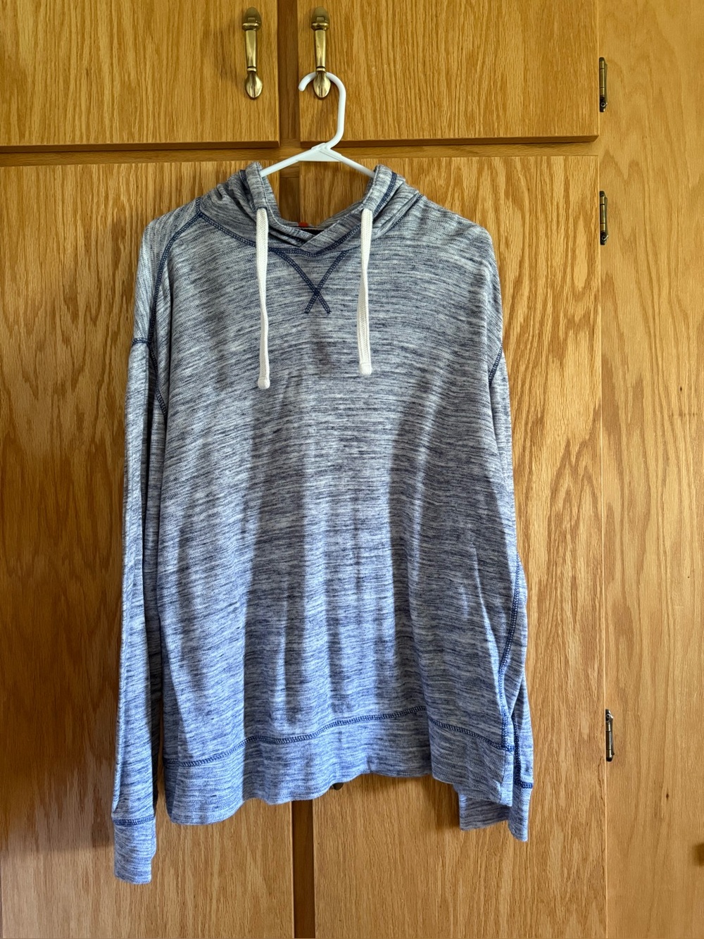 Ruff Hewn Lightweight Space Dye Hoodie Long Sleeve Pullover Size Large